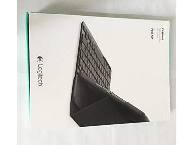 Logitech Canvas Keyboard Case for iPad Air - Black Black
