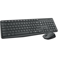 Logitech Mk235 Wireless Laptop Keyboard(Black & Gray)