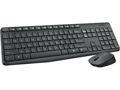 Logitech Mk235 Wireless Laptop Keyboard(Black & Gray)