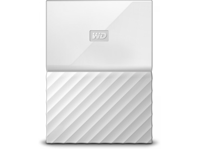 WD My Passport 1 TB Wired External Hard Disk Drive(White)