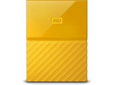 WD My Passport 2 TB Wired External Hard Disk Drive(Yellow)
