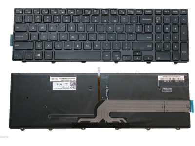 PCTECH™ Brand Backlit Laptop Keyboard for Dell Inspiron 15 5548 Laptops Internal Laptop Keyboard(Original (Dark Grey))
