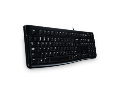 Logitech K120 Wired Keyboard (Black)