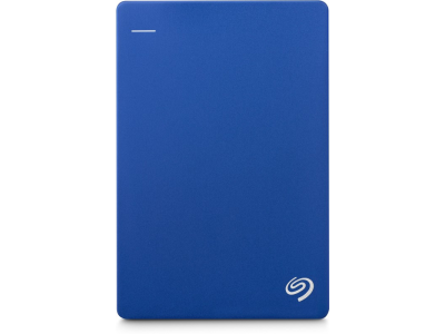 Seagate Plus Slim 1 TB Wired External Hard Disk Drive(Blue, Mobile Backup Enabled)