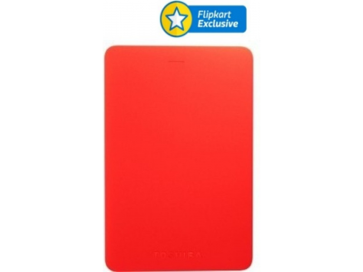 Toshiba Canvio Alumy 2 TB Wired External Hard Disk Drive(Red)