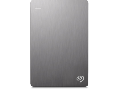 Seagate Plus Slim 1 TB Wired External Hard Disk Drive(Silver, Mobile Backup Enabled)