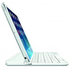 Logitech Ultrathin Magnetic Clip-On Keyboard Cover for iPad mini 3/mini 2/mini, Silver (920-006260)