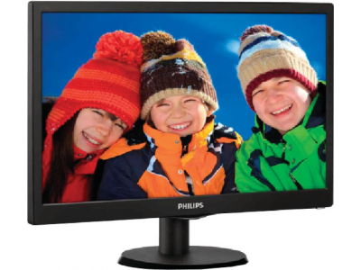 Philips 193V5LSB23 18.5 inch LED Backlit LCD Monitor(Black)