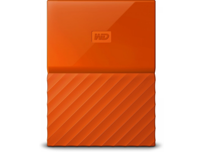WD My Passport 1 TB Wired External Hard Disk Drive(Orange)