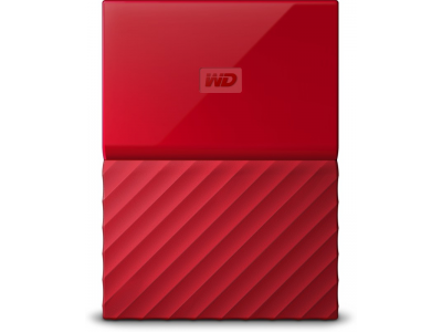 WD My Passport 2 TB Wired External Hard Disk Drive(Red)