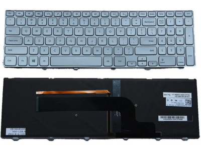 pctech Inspiron 7537 Internal Laptop Keyboard(Silver)