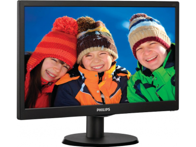 Philips 163V5LSB23/94 15.6 inch LED Backlit LCD Monitor(Black)