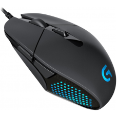 Logitech G302 Wired Optical Mouse(USB, Black)