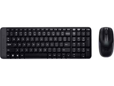 Logitech MK220 Wireless Laptop Keyboard(Black)