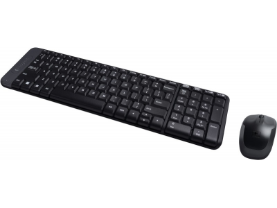 Logitech MK 220 Desktop Wireless Laptop Keyboard(Black)