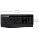 Logitech MK345 Wireless Keyboard and Mouse Combo (Black)