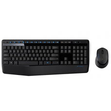 Logitech MK345 Wireless Keyboard and Mouse Combo (Black)