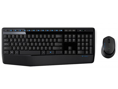 Logitech MK345 Wireless Keyboard and Mouse Combo (Black)