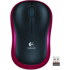 Logitech M185 Wireless(USB, Red)