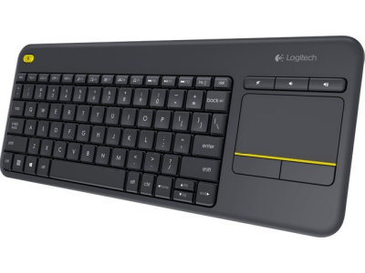 Logitech K 400 PLUS TV Wireless Laptop Keyboard(Black)