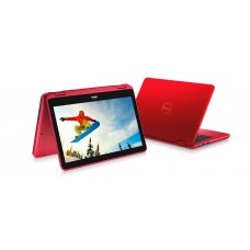 Dell Inspiron 11 3000 2-in-1 (3168) Laptop- Red (Intel Pentium-N3710/ 4GB RAM/ 500GB HDD/ 11.6 Inch Touch Screen/ Intel HD Graphics/ Windows 10 Home)