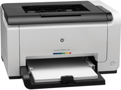 HP LaserJet Pro CP1025 Single Function Printer(White, Toner Cartridge)