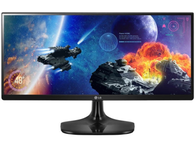 LG 25 inch WQHD LED Backlit LCD - 25um57  Monitor(Black)