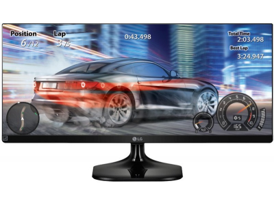 LG 25 inch LED Backlit - 25UM58-P  Monitor(Black)