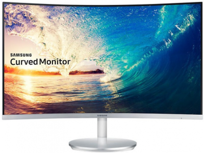 Samsung 27 inch Curved Full HD LED Backlit - LC27F591FDWXXL  Monitor(Silver)