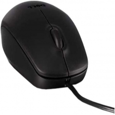 Dell MS111 3-Button Wired Wired Optical Mouse(USB, Black)