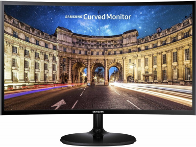 Samsung 23.54 inch Curved Full HD Monitor(23.54 inch Curved Full HD LED Backlit - LC24F390FHWXXL Monitor (Black))