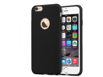 MV Back Cover for Apple iPhone 6S Plus(Black, Rubber)