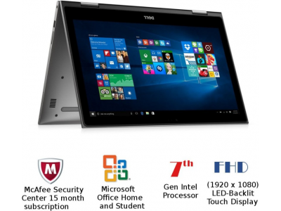 Dell Inspiron 5000 Core i7 7th Gen - (8 GB/1 TB HDD/Windows 10 Home) 5578 2 in 1 Laptop(15.6 inch, Gray, 1.62 kg)